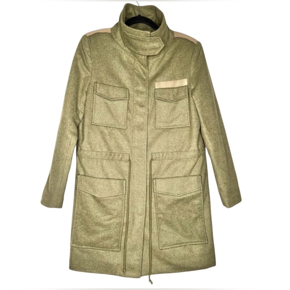 Emerson Fry Army Wool Jacket Parka Trench Coat Size 0 - Picture 3 of 8